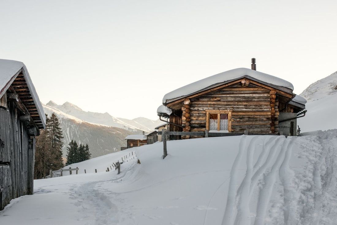 Cabin in the snow