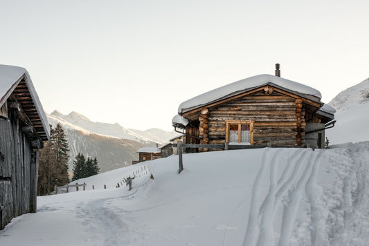 Cabin in the snow