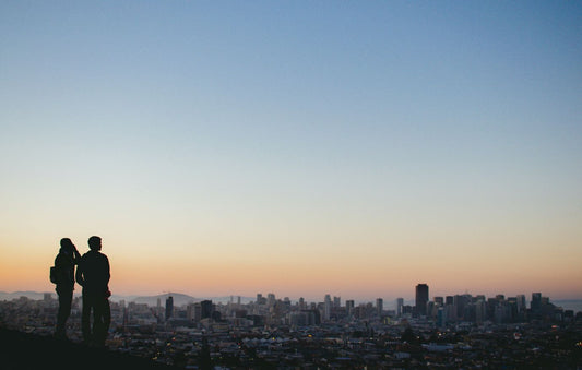 overlooking city