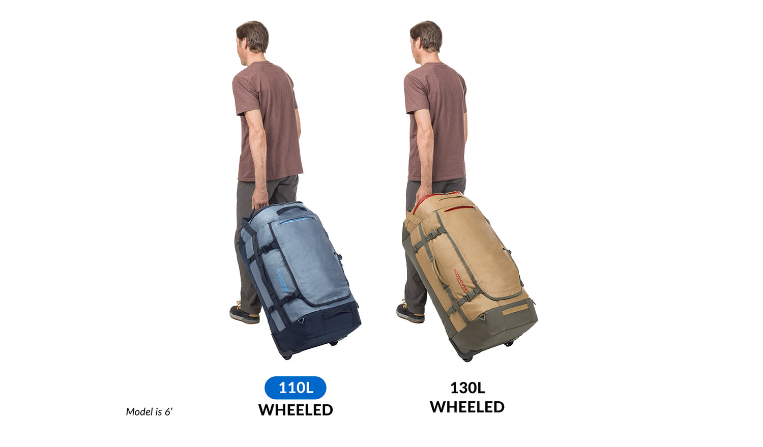 Grey Large Wheeled Duffel Bag Eagle Creek