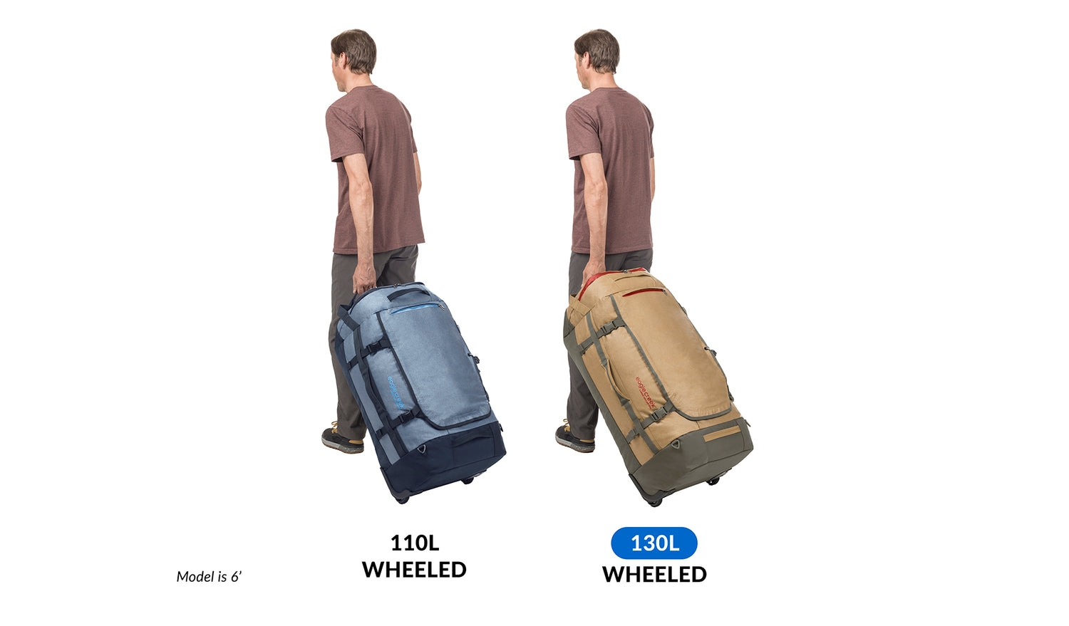 Grey Large Wheeled Duffel Bag Eagle Creek