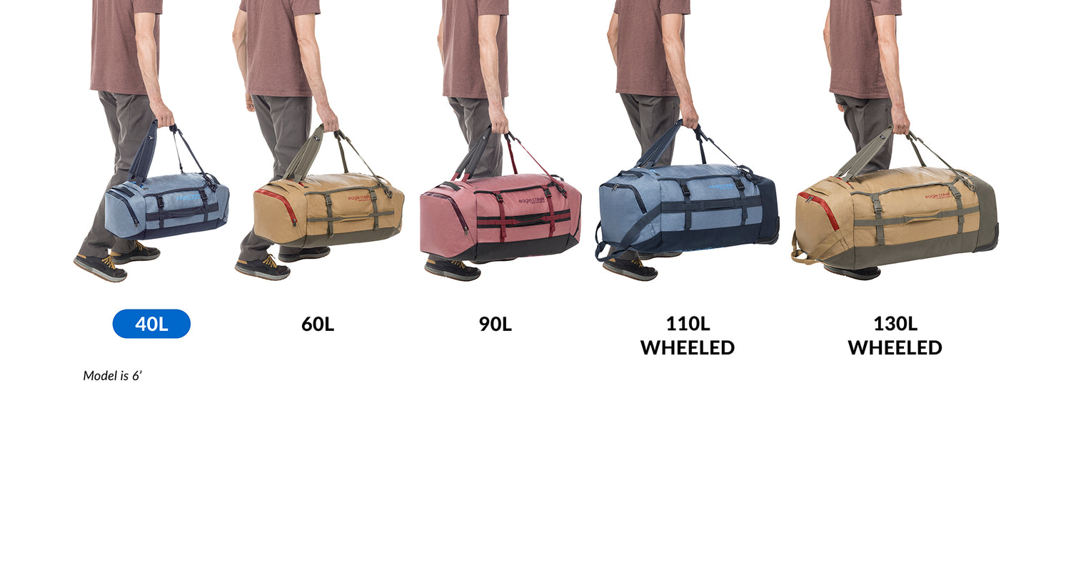 Grey Duffel Bag Backpack Combo Eagle Creek