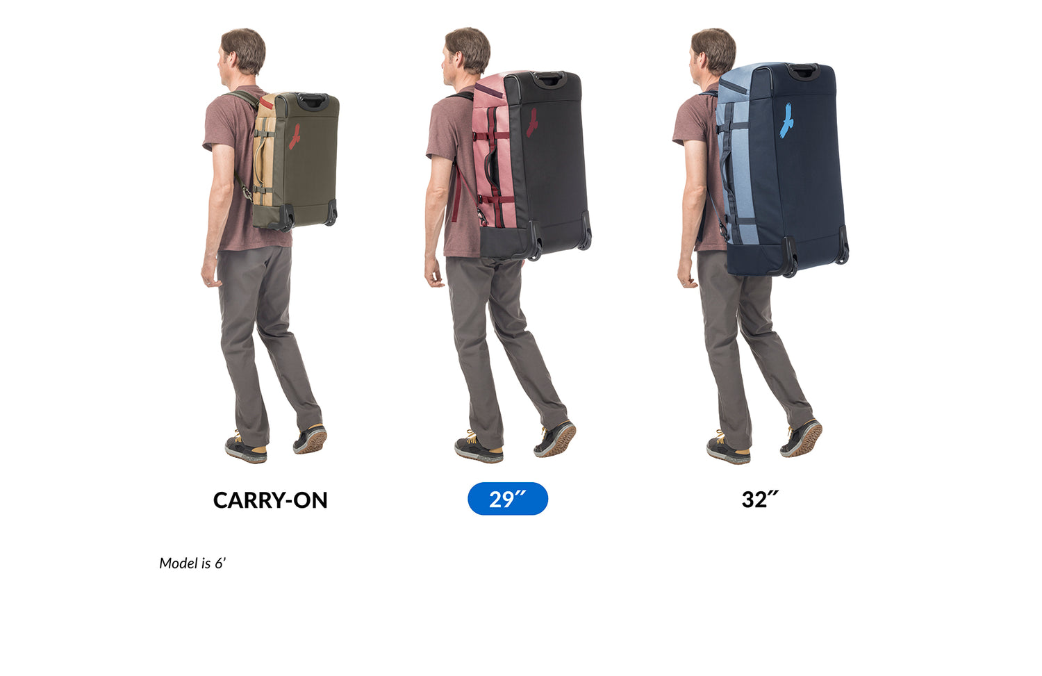 Safari Brown Best Duffel Luggage with Wheels Eagle Creek
