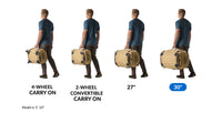 Black Luggage 2 Wheels