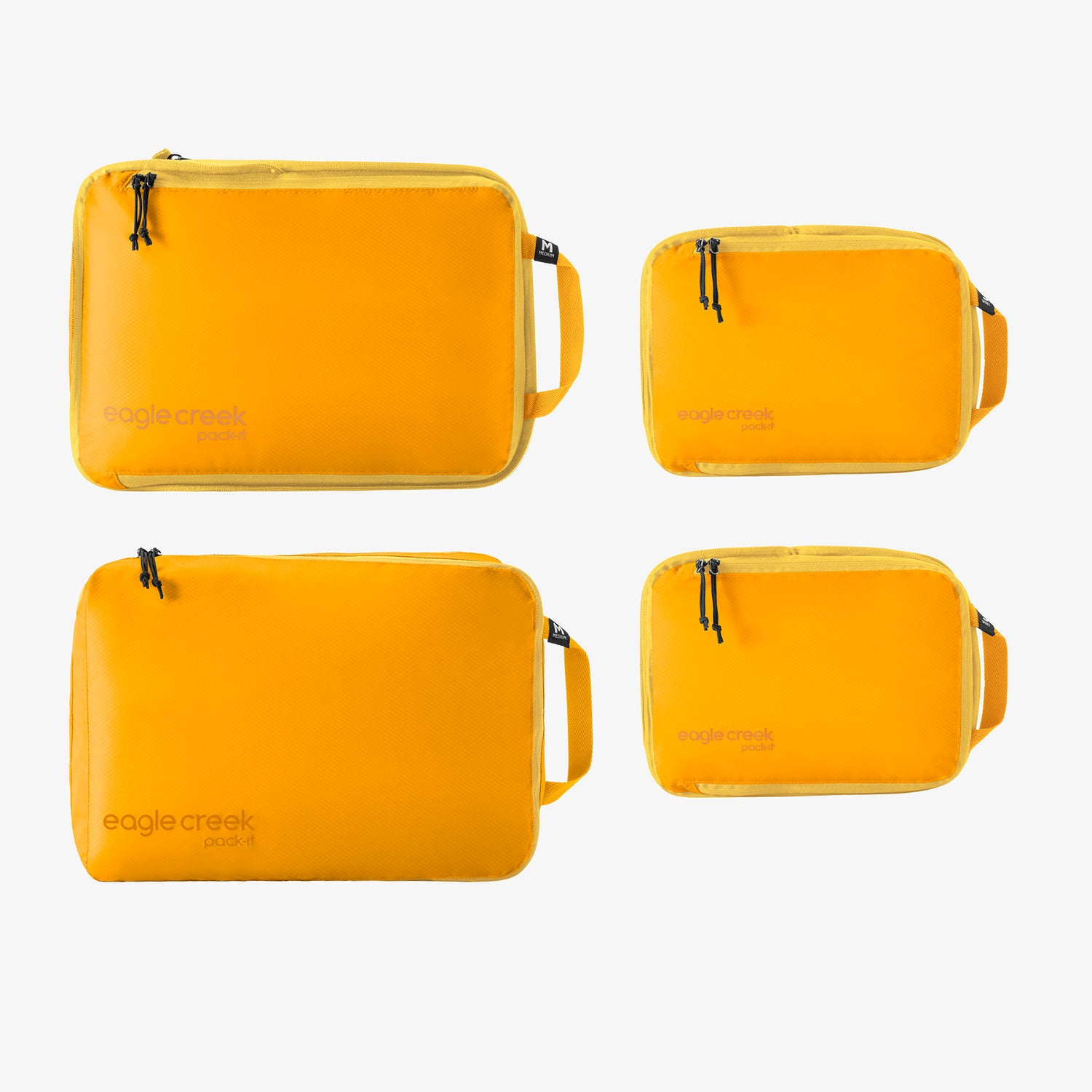 Yellow Packing Cube Set Of Four Eagle Creek