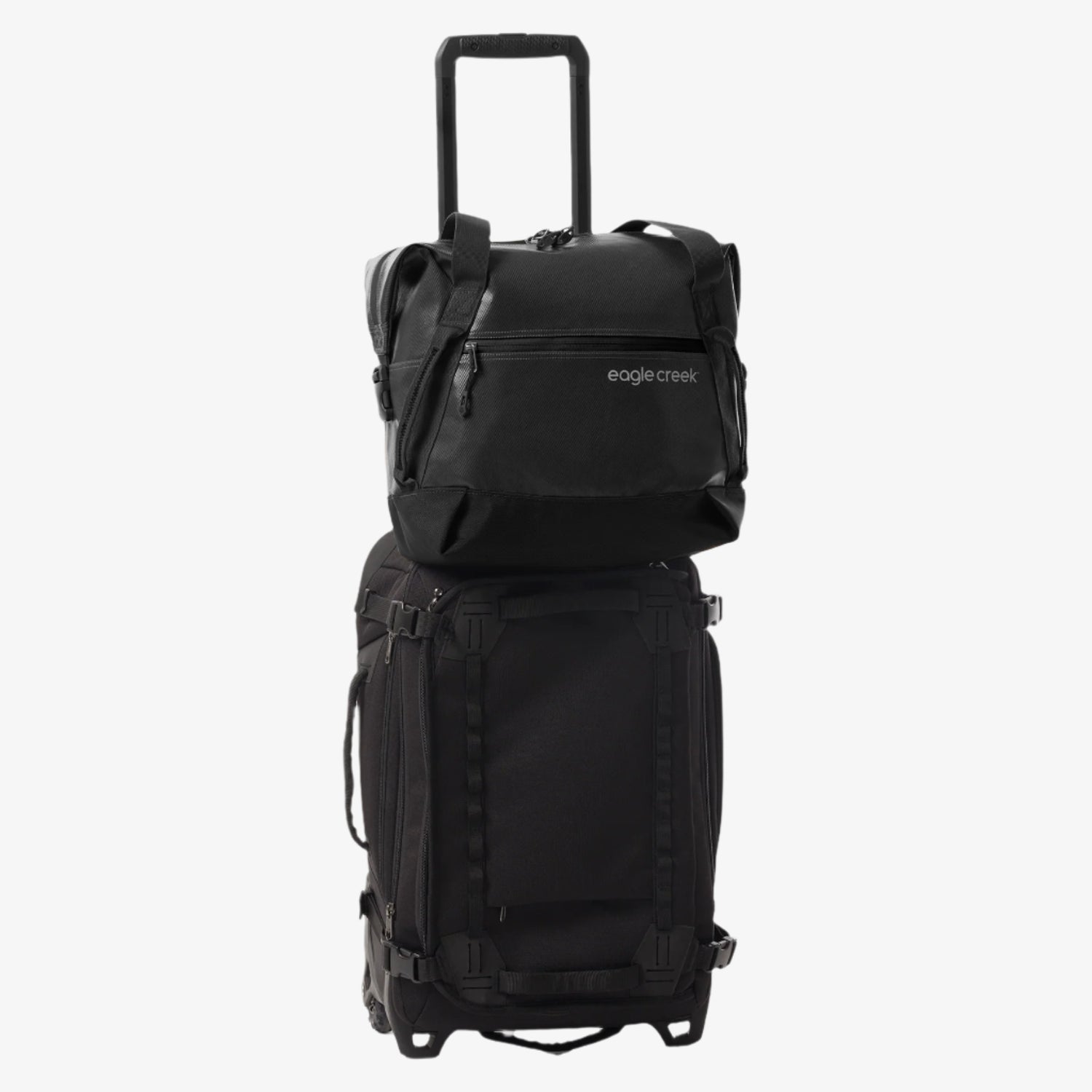 Black Trolley Sleeve Tote Bags