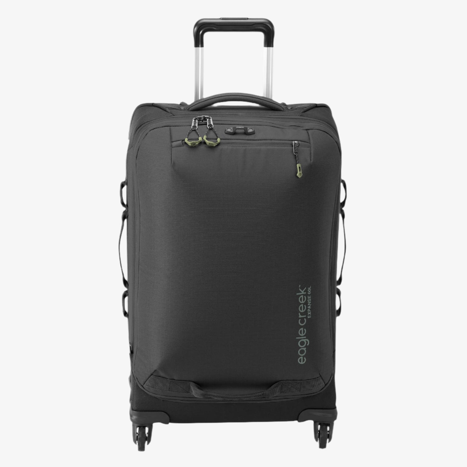 Black Luggage on 4 Wheels Eagle Creek