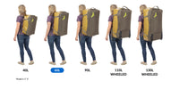 Black Convert Duffel Bag to Backpack