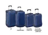 Black 2 Wheel Cabin Luggage 30 Inch
