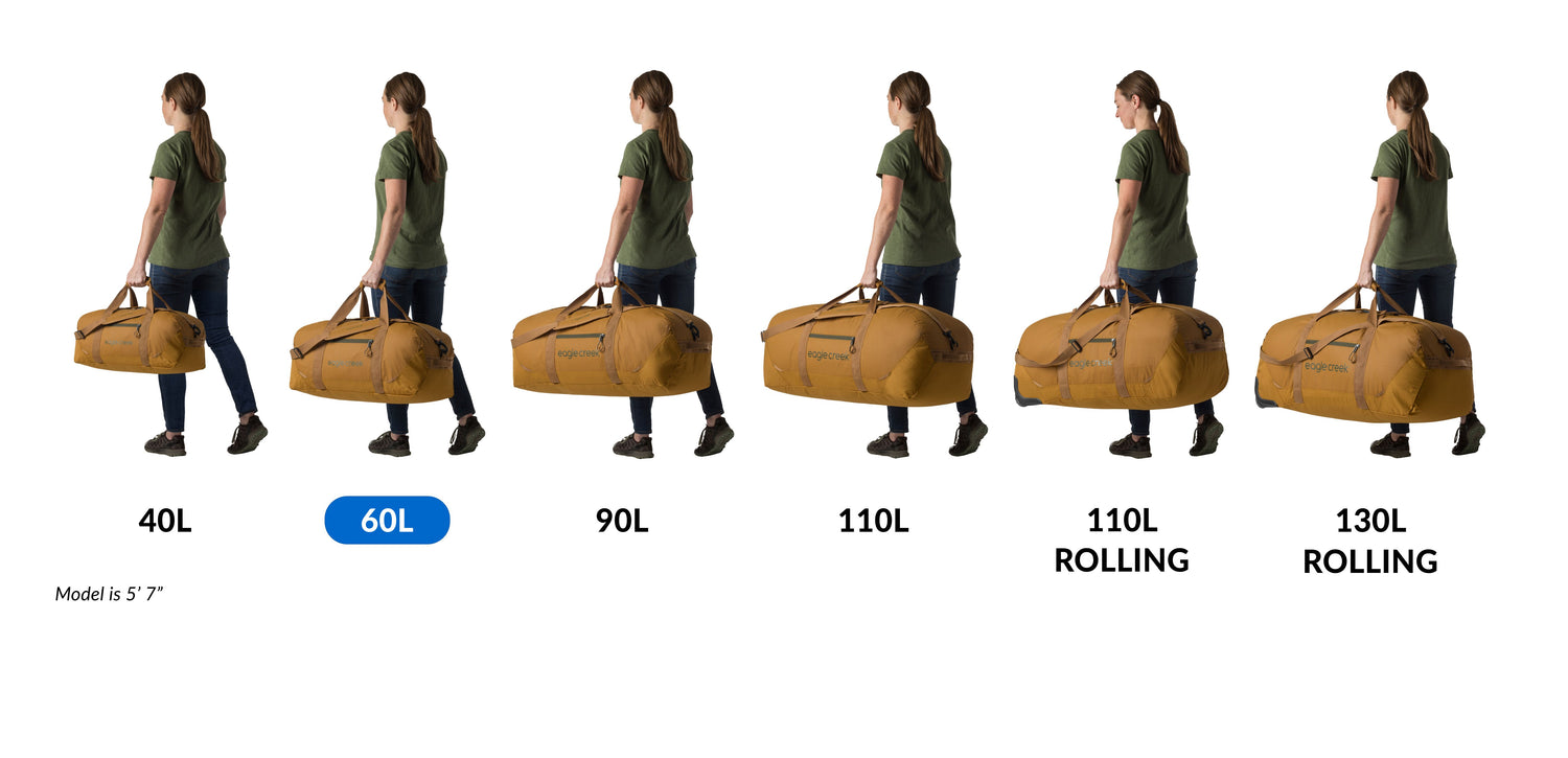 Black Travel Duffel Bags