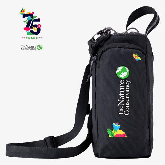Black Eagle Creek Ranger Water Bottle Sling With The Nature Conservancy Branding And Logo