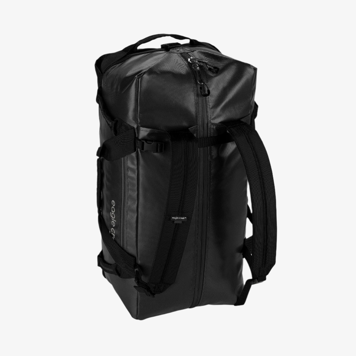 Black Duffel Bag with Backpack Straps