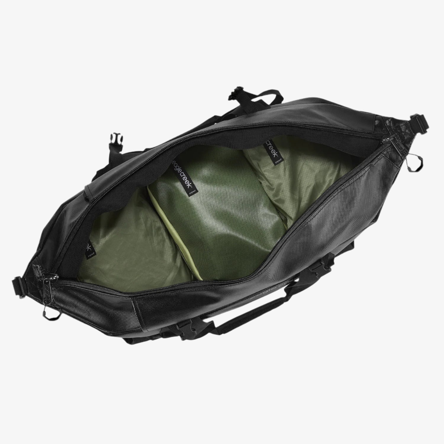 Black Backpack Duffel Bag Combo
